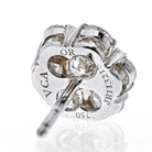 Van Cleef & Arpels 18K White Gold Fleurette Stud Earrings - The Back Vault