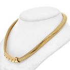 Van Cleef & Arpels 18K Yellow Gold Tubogas Choker Necklace - The Back Vault