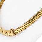 Van Cleef & Arpels 18K Yellow Gold Tubogas Choker Necklace - The Back Vault