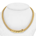 Van Cleef & Arpels 18K Yellow Gold Tubogas Choker Necklace - The Back Vault