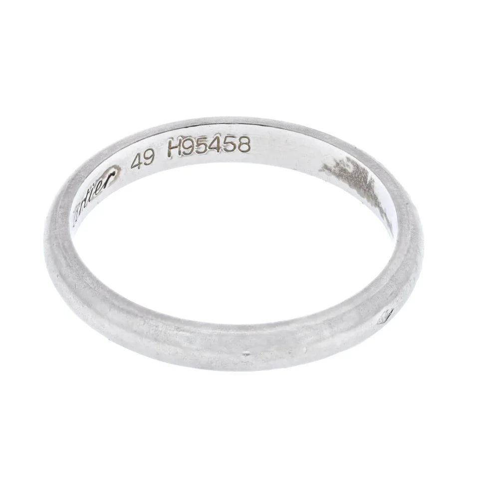 Cartier Platinum Classic EU 49 Wedding Band - The Back Vault