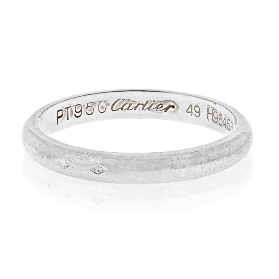 Cartier Platinum Classic EU 49 Wedding Band - The Back Vault