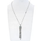 Cartier 18K White Gold Diamond Panthere With Tassels On A Signature Chain Necklace - The Back Vault