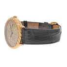 Buccellati 18K Rose Gold 38mm Audachron Round Dial Date Roman Numerals Men Watch - The Back Vault