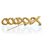 Tiffany & Co. 18K Yellow Gold Paloma Picasso XO Brooch - The Back Vault