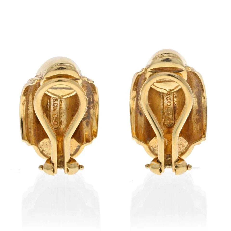 Tiffany & Co. 18K Yellow Gold Paloma Picasso Half Hoop Earrings - The Back Vault