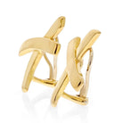 Tiffany & Co. 18K Yellow Gold Paloma Picasso X Clip Earrings - The Back Vault