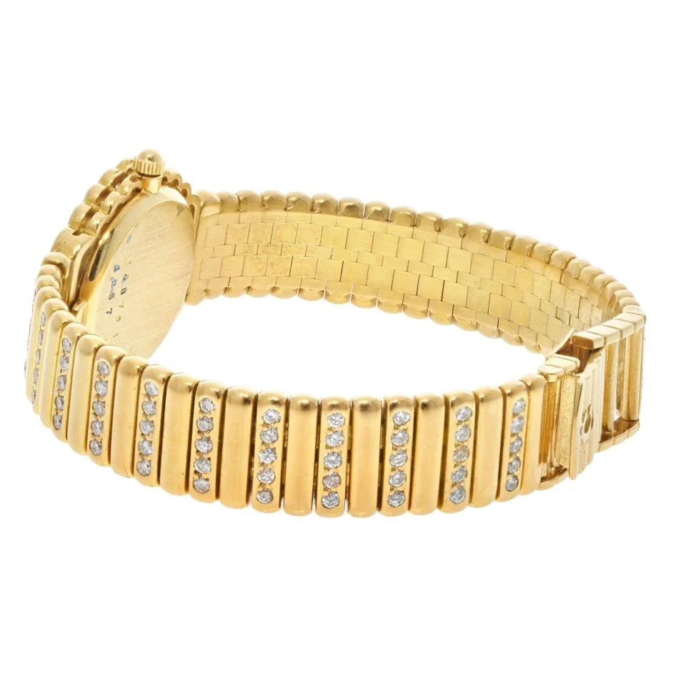 Chopard 18K Yellow Gold Diamond Vintage Cocktail Women Watch - The Back Vault