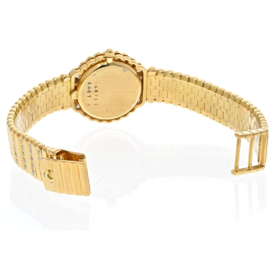 Chopard 18K Yellow Gold Diamond Vintage Cocktail Women Watch - The Back Vault