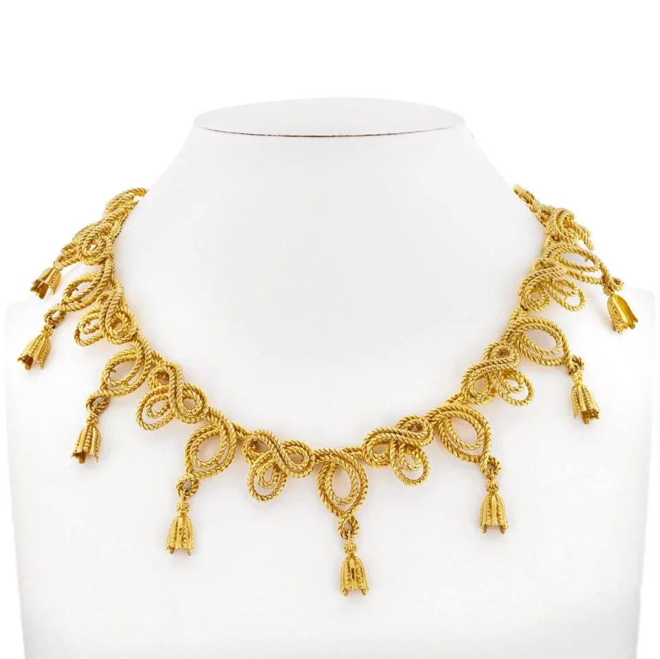 Tiffany & Co. 18K Yellow Gold Tassel Necklace - The Back Vault