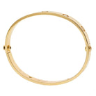Cartier Love 18K Yellow Gold 4 Diamonds Size 18 Love Bangle Bracelet - The Back Vault