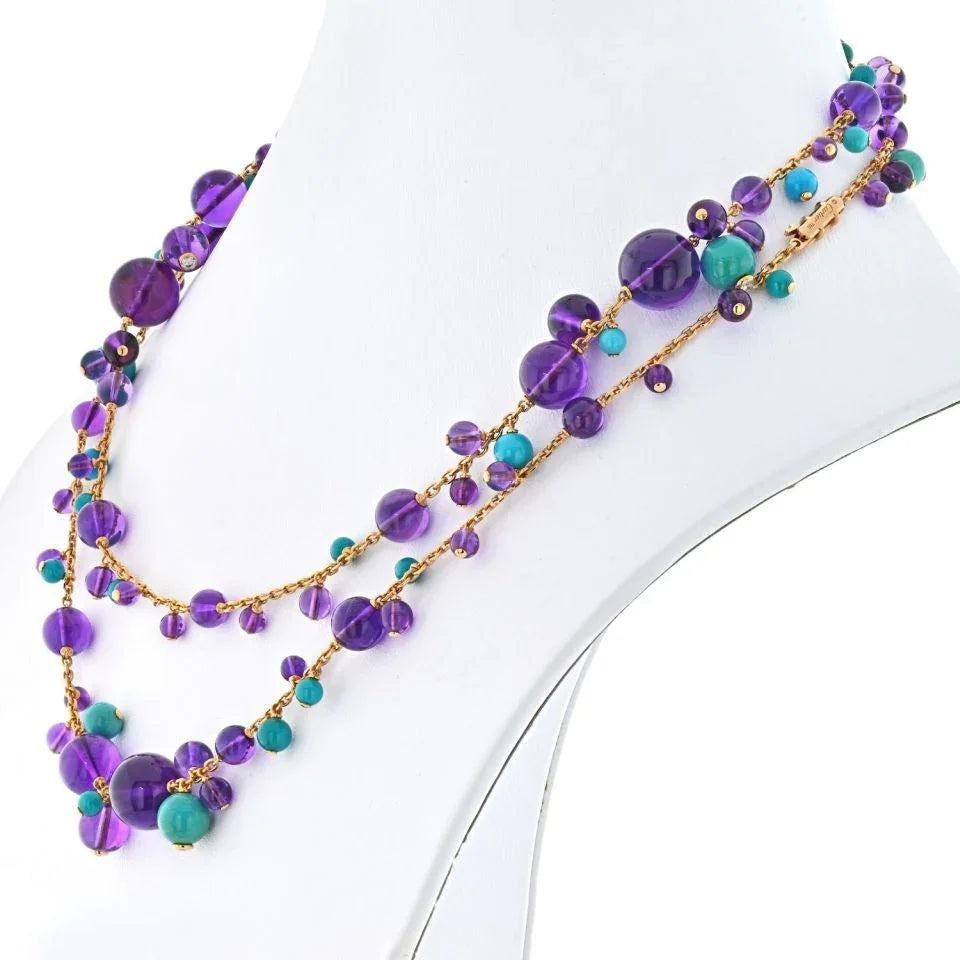 Cartier 18K Yellow Gold Delices De Goa Necklace - The Back Vault