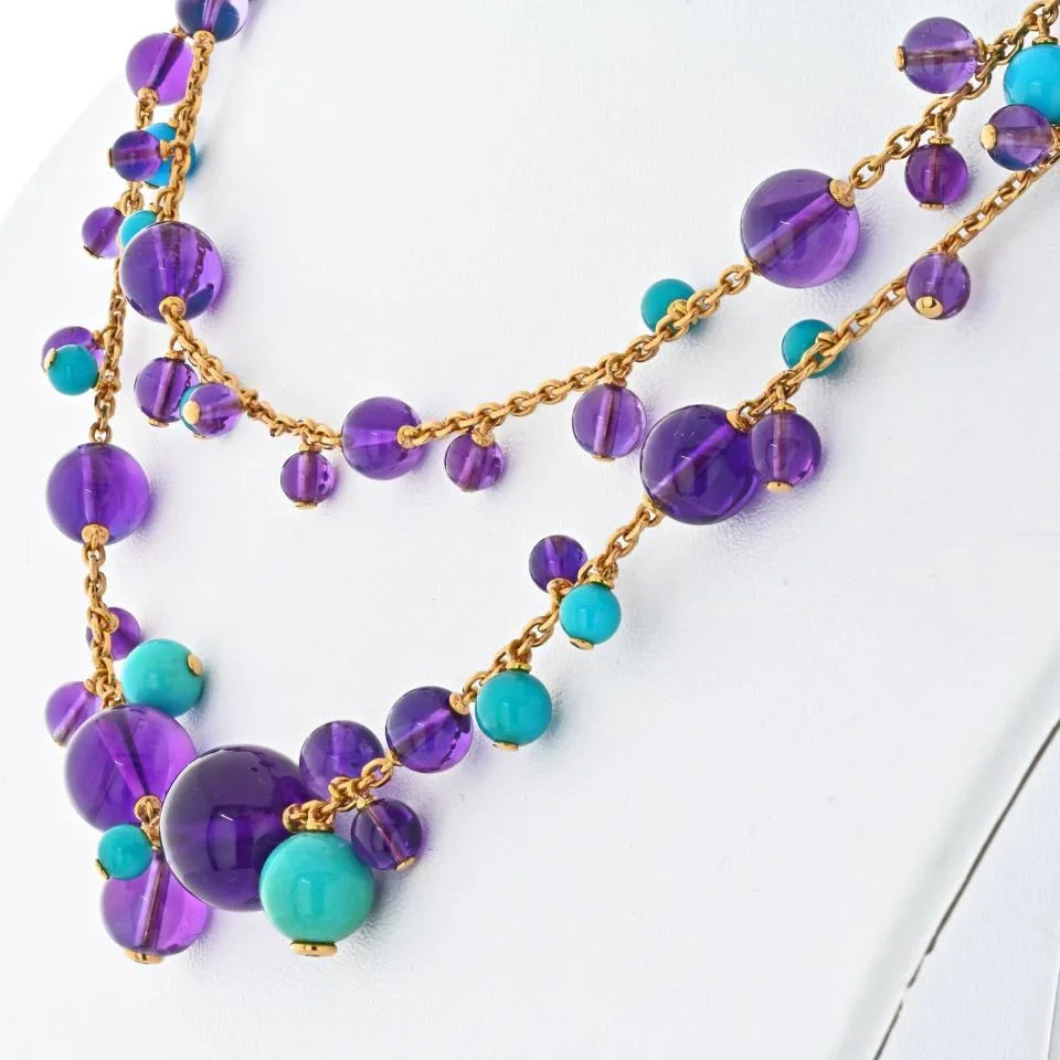 Cartier 18K Yellow Gold Delices De Goa Necklace - The Back Vault