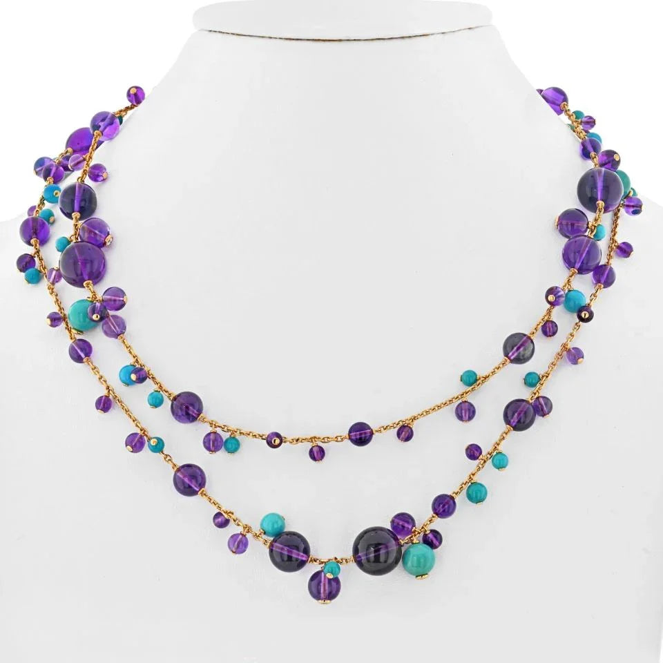 Cartier 18K Yellow Gold Delices De Goa Necklace - The Back Vault