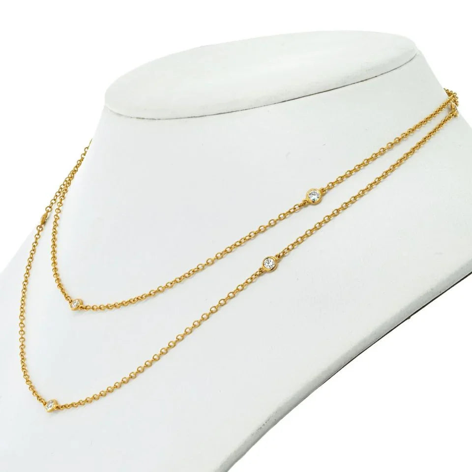 Tiffany & Co. 18K Yellow Gold Elsa Peretti Necklace - The Back Vault
