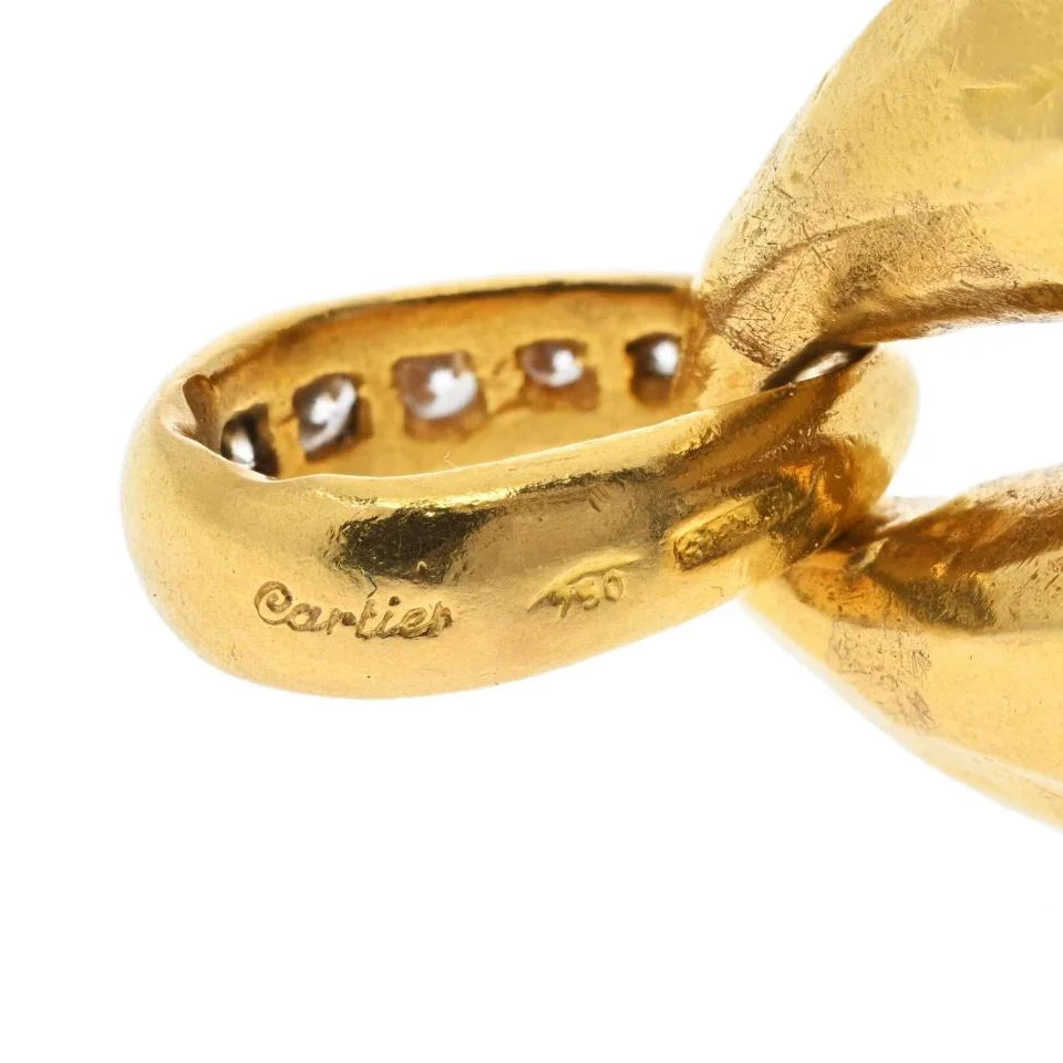 Cartier 18K Yellow Gold Iconic Panthere Pendant - The Back Vault