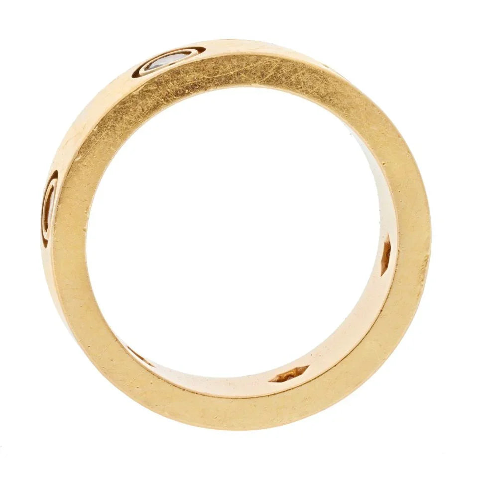 Cartier Love 18K Yellow Gold 6 Diamond Love Ring - The Back Vault