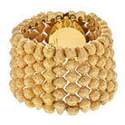 Piaget 18K Yellow Gold 1970's Nugget Oval Tiger Eye Dial Watch - The Back Vault