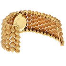 Piaget 18K Yellow Gold 1970's Nugget Oval Tiger Eye Dial Watch - The Back Vault