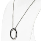 Cartier 18K White Gold Trinity Ceramic Diamond Necklace - The Back Vault