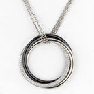 Cartier 18K White Gold Trinity Ceramic Diamond Necklace - The Back Vault