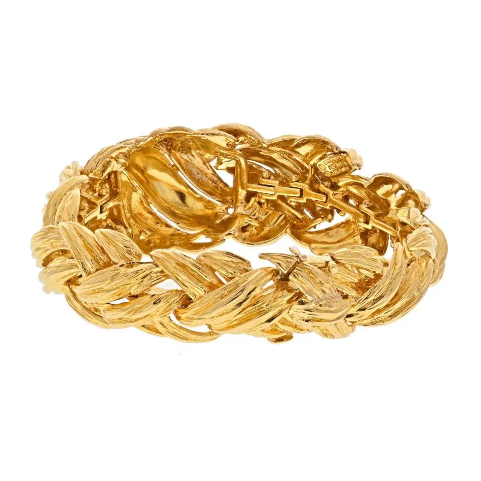 David Webb Platinum & 18K Yellow Gold Bracelet - The Back Vault
