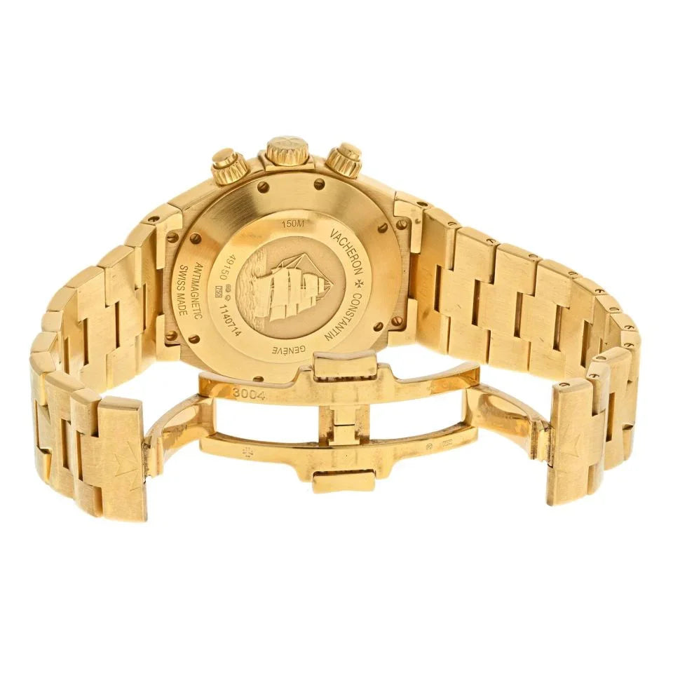 Vacheron Constantin 18K Yellow Gold Overseas 49150 Chronograph Mens Watch - The Back Vault