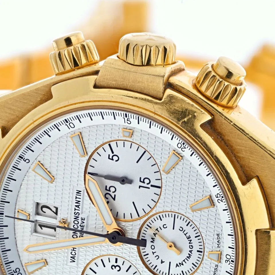 Vacheron Constantin 18K Yellow Gold Overseas 49150 Chronograph Mens Watch - The Back Vault