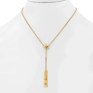 Cartier 18K Yellow Gold Love Lariat Necklace