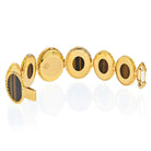 Piaget 18K Yellow Gold 1970's Tiger Eye Oval Link Women Watch - The Back Vault