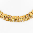 Cartier 18K Yellow Gold Walking Elephant Maillon Necklace - The Back Vault