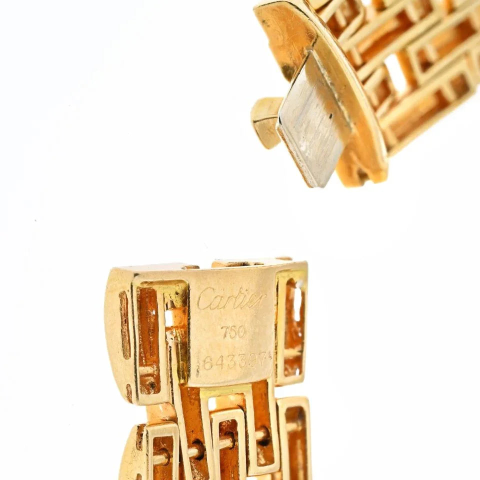 Cartier 18K Yellow Gold Walking Elephant Maillon Necklace - The Back Vault
