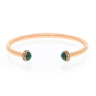 Piaget 18K Yellow Gold Size 17 Diamond And Malachite Bracelet - The Back Vault