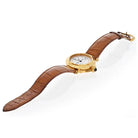 Cartier 18K Yellow Gold Smooth Bezel White Dial Automatic Women Watch - The Back Vault