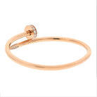 Cartier Juste Un Clou 18K Yellow Gold Juste Un Clou Diamond Nail Bangle SZ 17 Bracelet - The Back Vault