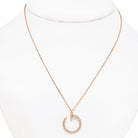 Cartier Juste Un Clou 18K Rose Gold Juste Un Clou Pave Diamond Pendant Necklace - The Back Vault