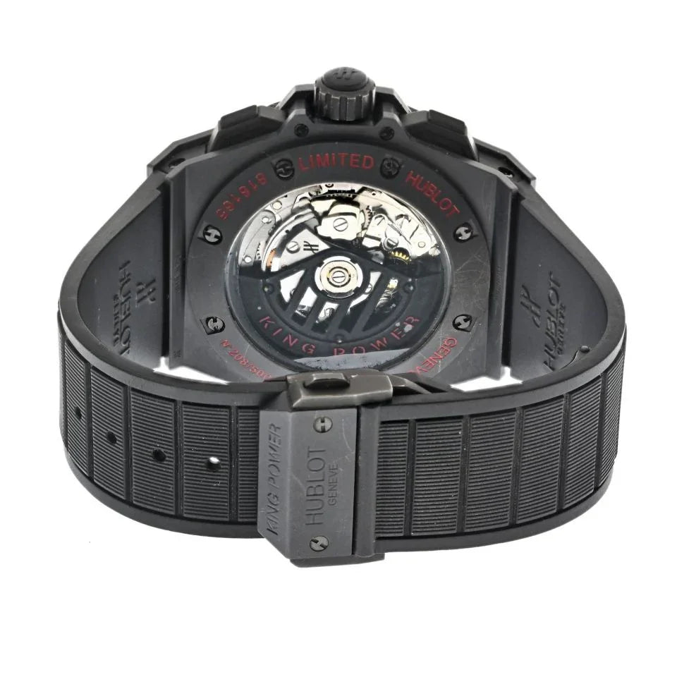 Hublot King Power Foudroyante Black Magic 48mm Men Watch - The Back Vault