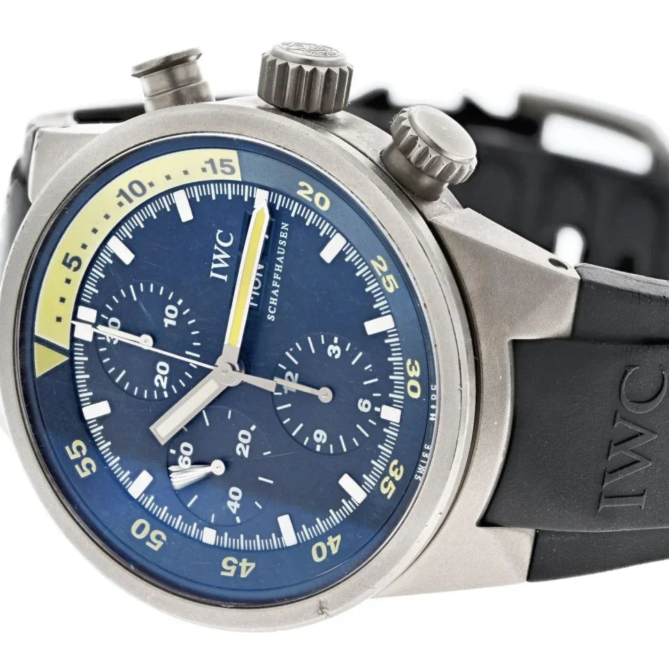 IWC Stainless Steel Aquatimer 41mm Men Watch - The Back Vault