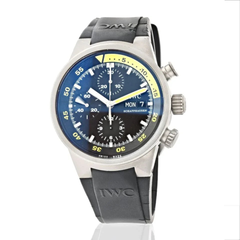 IWC Stainless Steel Aquatimer 41mm Men Watch - The Back Vault