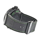 Hublot Big Bang King 48mm All Black Green Ceramic On Strap Men Watch - The Back Vault