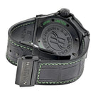 Hublot Big Bang King 48mm All Black Green Ceramic On Strap Men Watch - The Back Vault