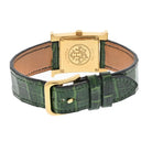 Hermes 18K Yellow Gold Heure H Diamond 30mm HH 1.286 Women Watch - The Back Vault