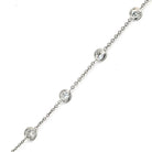 Platinum 2.80cttw Diamond By The Yard 16 inch Necklace - The Back Vault