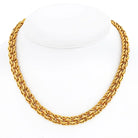Cartier 18K Yellow Gold Byzantine 16 inches Chain Necklace - The Back Vault