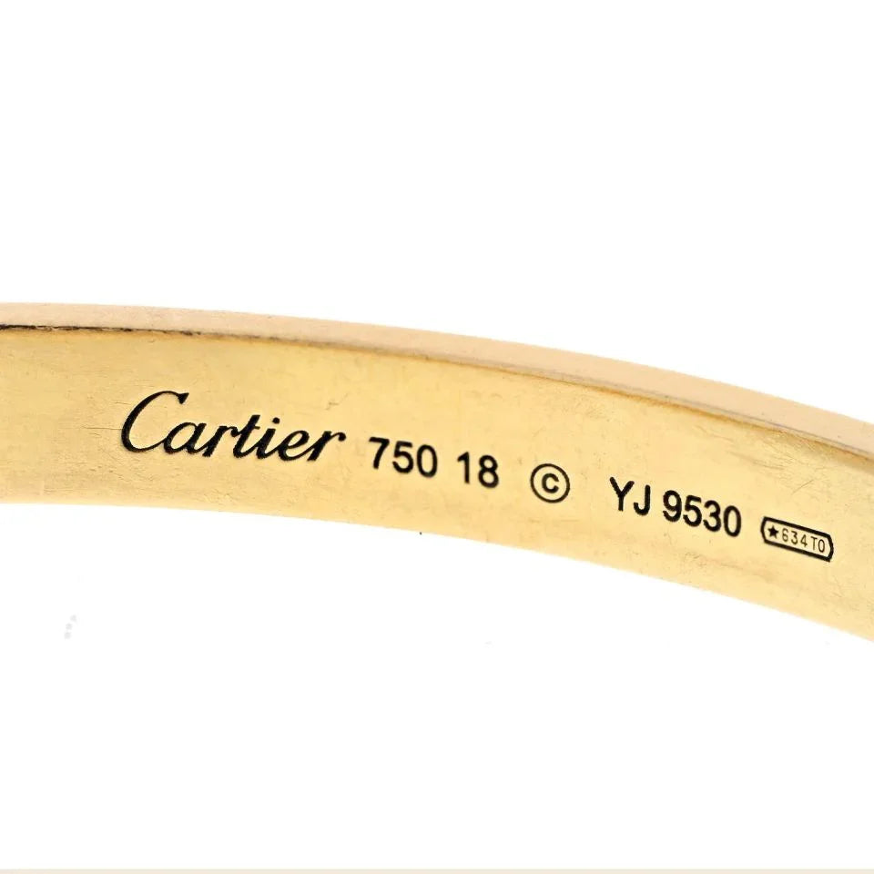 Cartier Love 18K Yellow Gold Love Size 18 Bracelet - The Back Vault