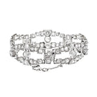 Platinum 20 Carats Old Mine Open Link Bracelet - The Back Vault
