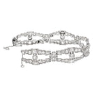 Platinum 20 Carats Old Mine Open Link Bracelet - The Back Vault