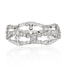 Platinum 20 Carats Old Mine Open Link Bracelet - The Back Vault