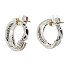 Cartier Trinity 18K White Gold Trinity Diamond Earrings - The Back Vault