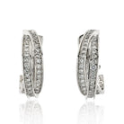 Cartier Trinity 18K White Gold Trinity Diamond Earrings - The Back Vault